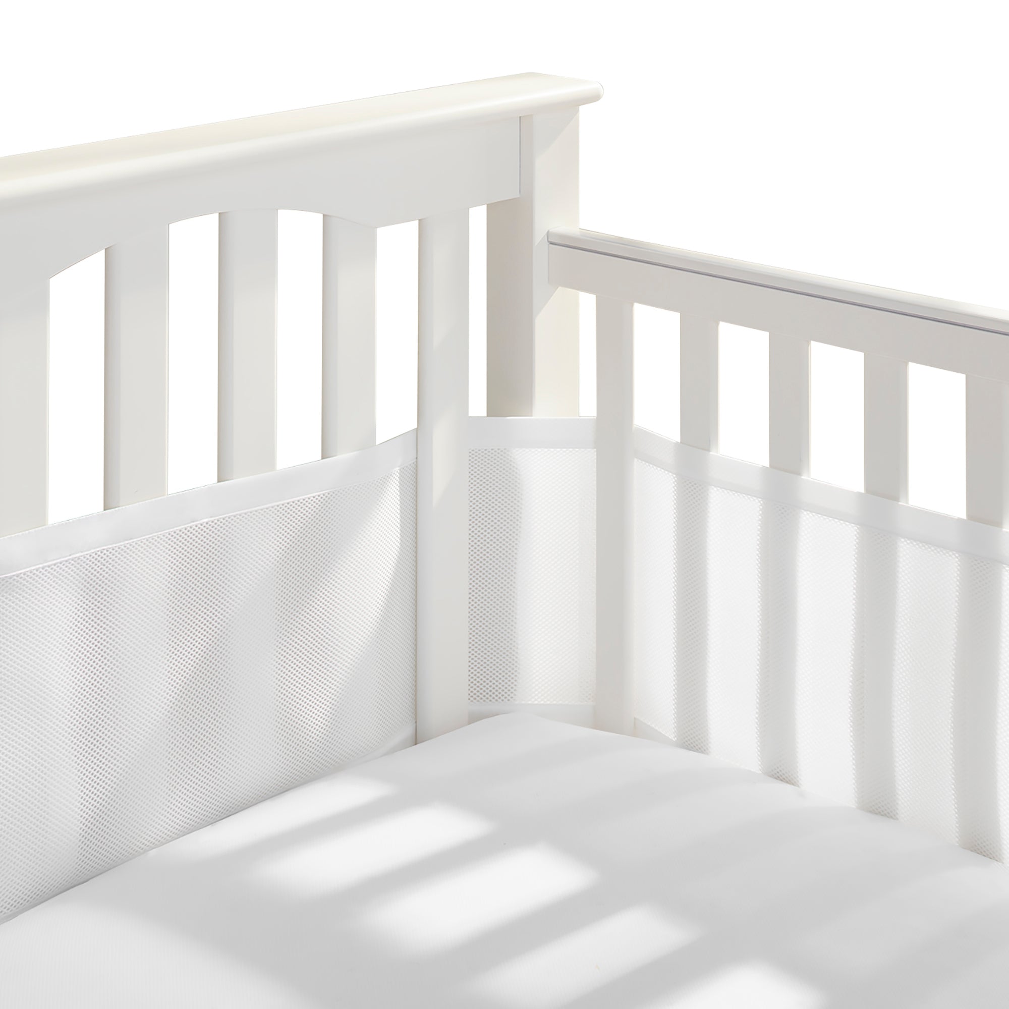 Breathable Mesh Crib Liner for Mini Crib