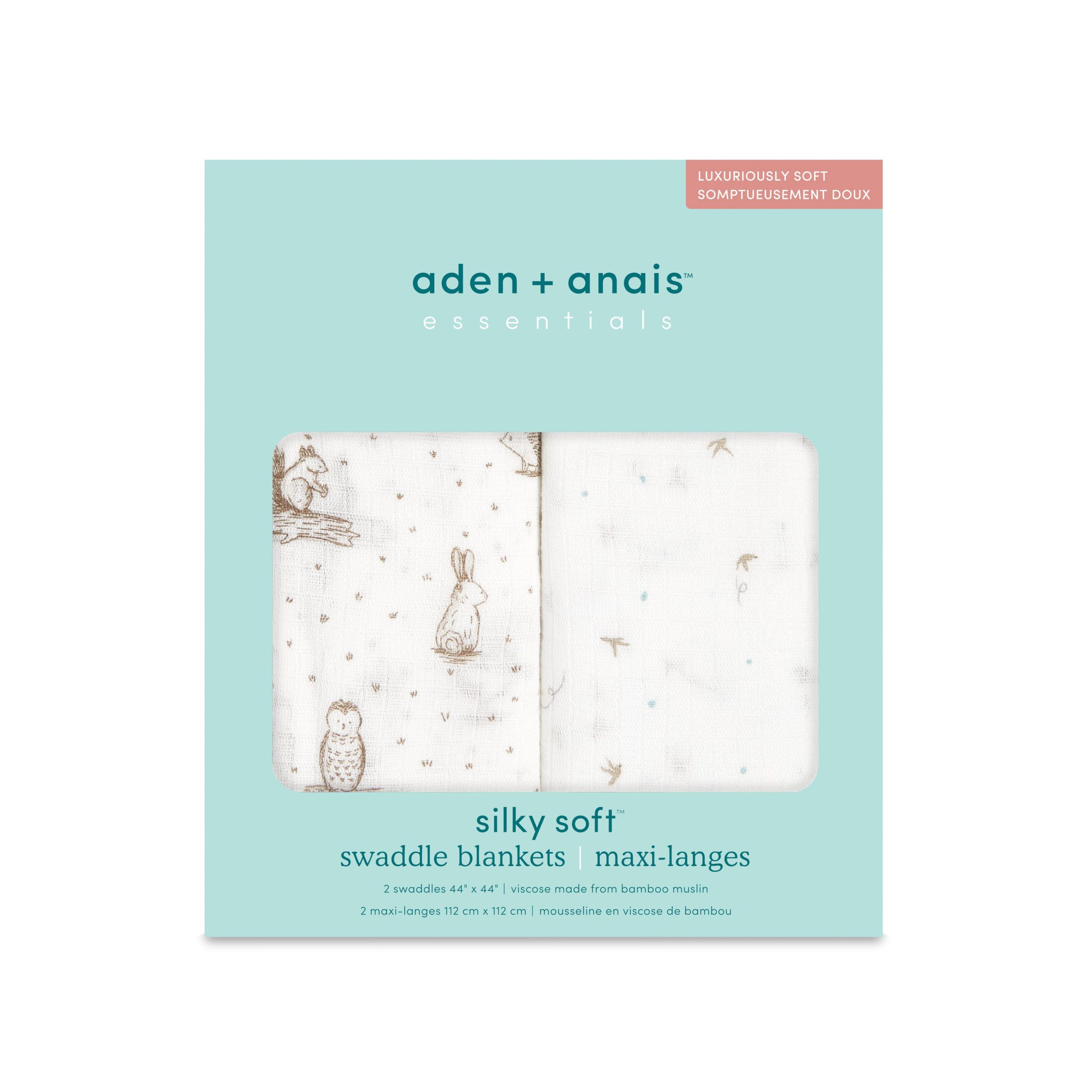 essentials silky soft swaddle blanket 2 pack - Image 5