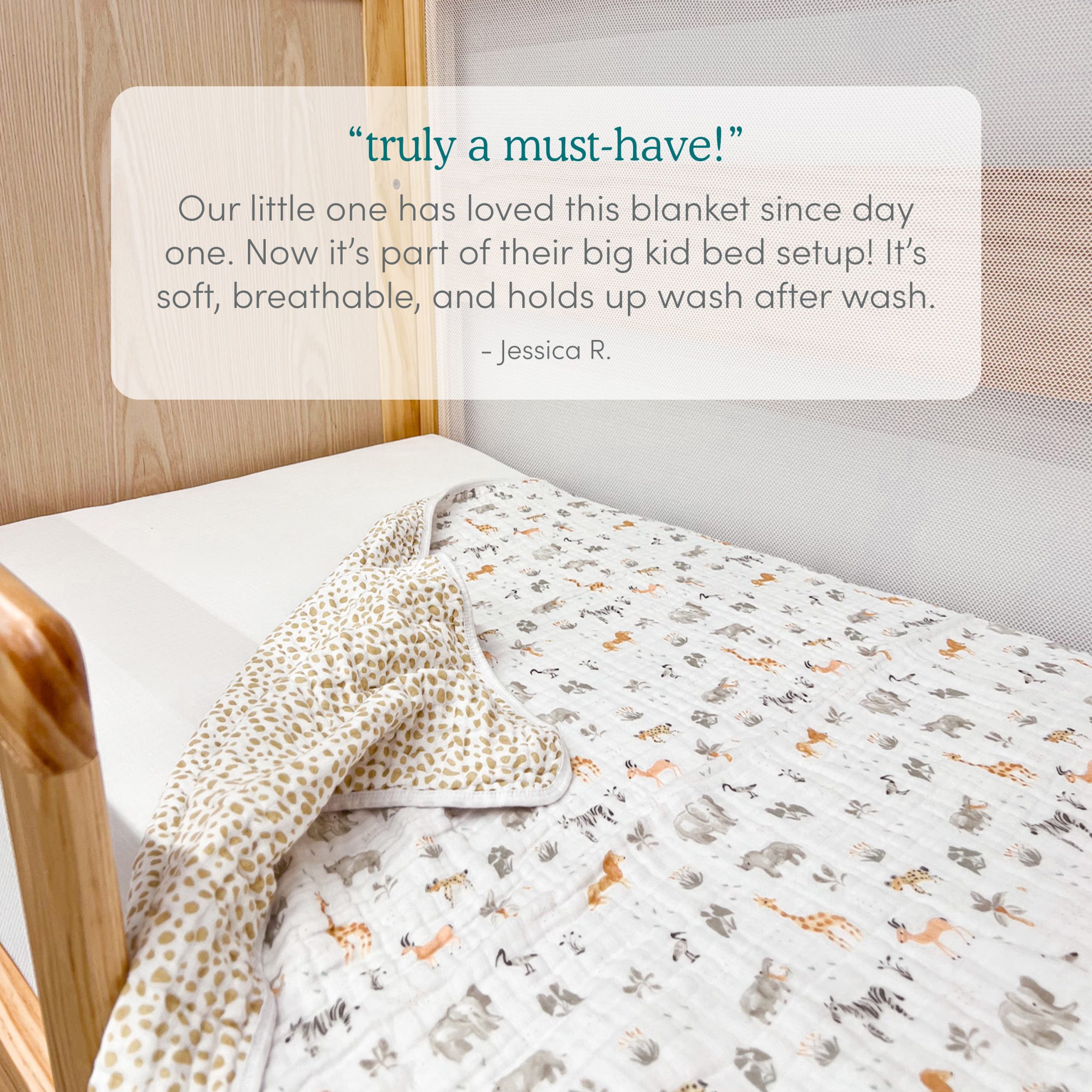 essentials cotton muslin dream blanket - Image 4