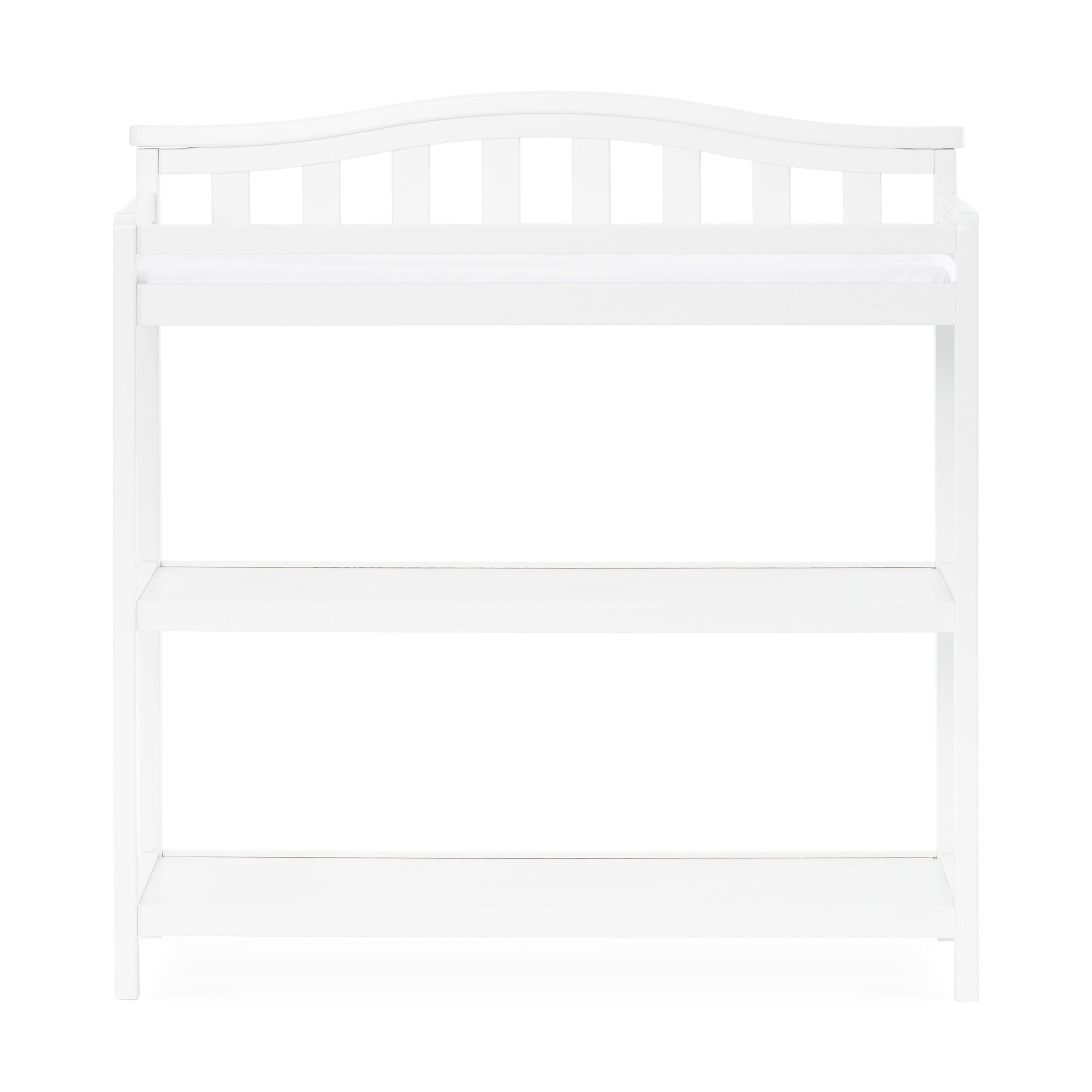 Arch Top Baby Changing Table. Matte White - Image 12