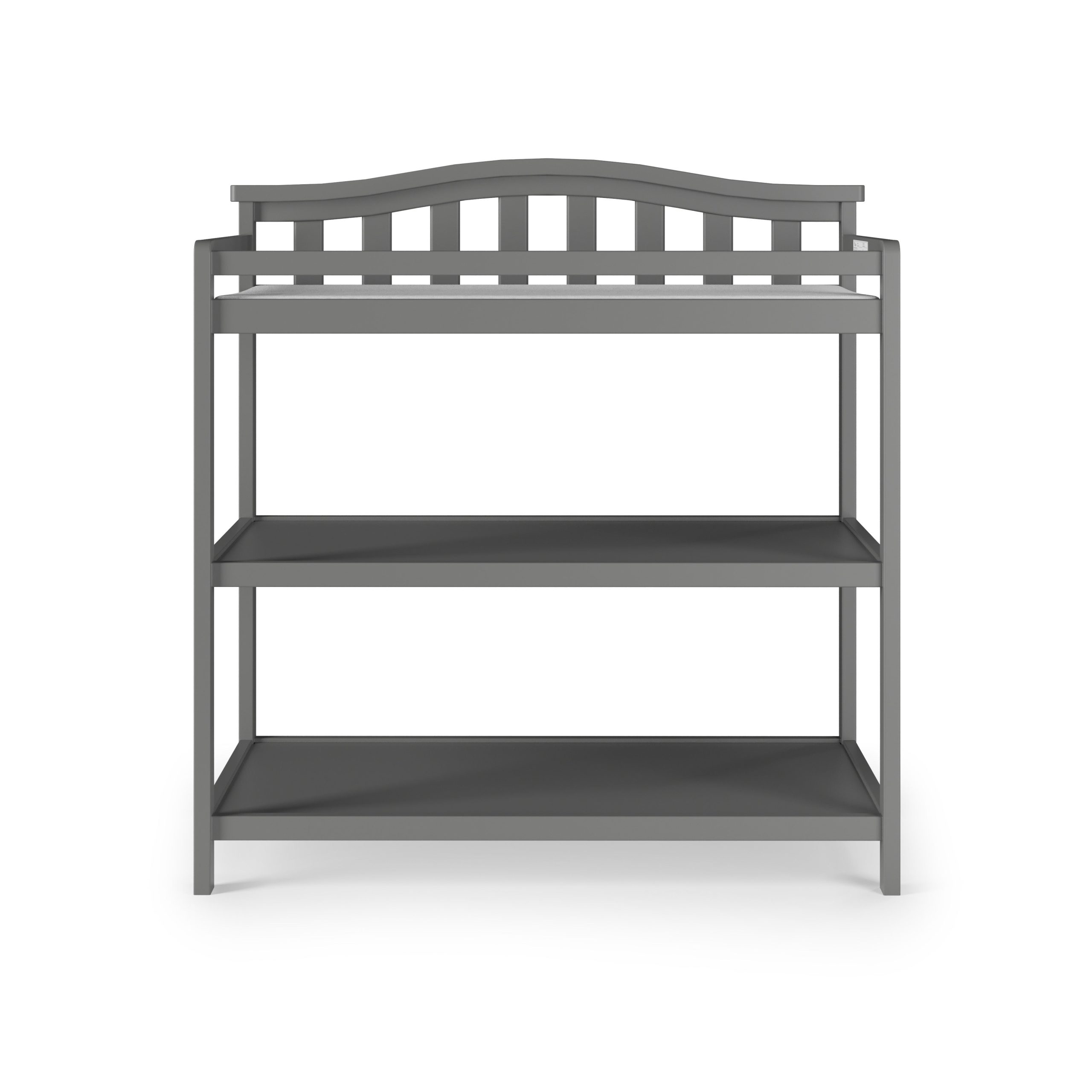 Arch Top Baby Changing Table. Cool Gray - Image 9