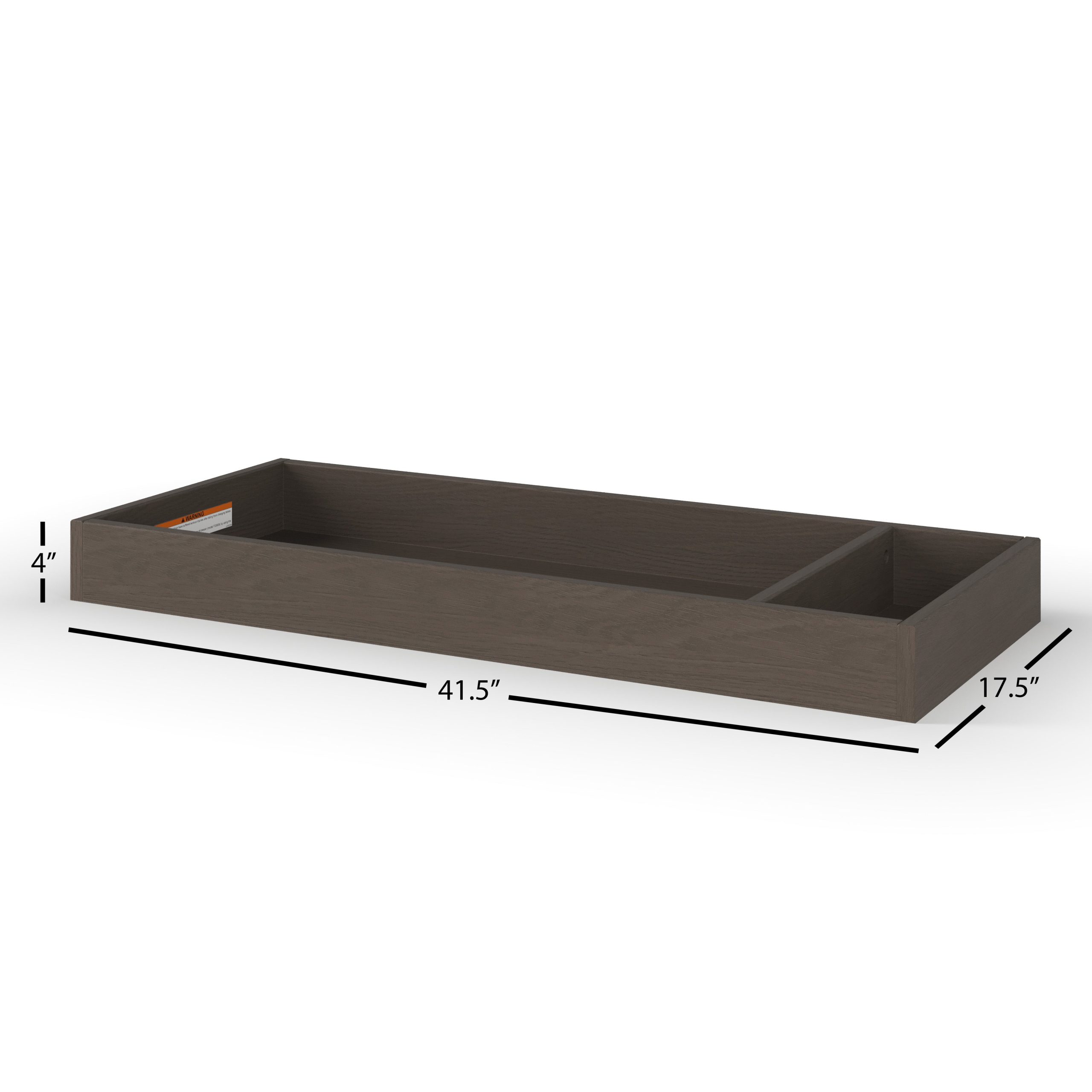 F01792 - Universal Changing Table Topper. Dapper Gray - Image 2