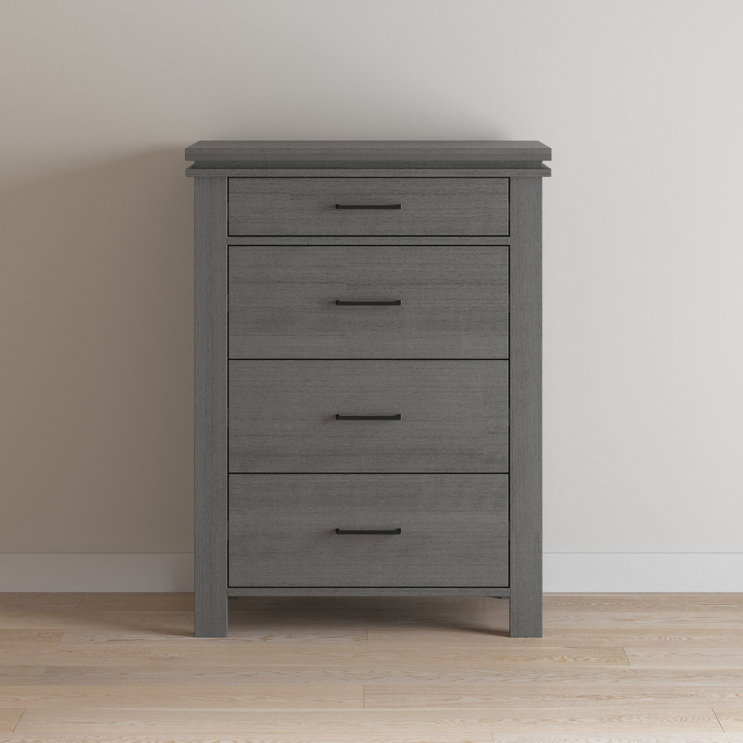 Denman 4 Drawer Chest. Midnight Gray
