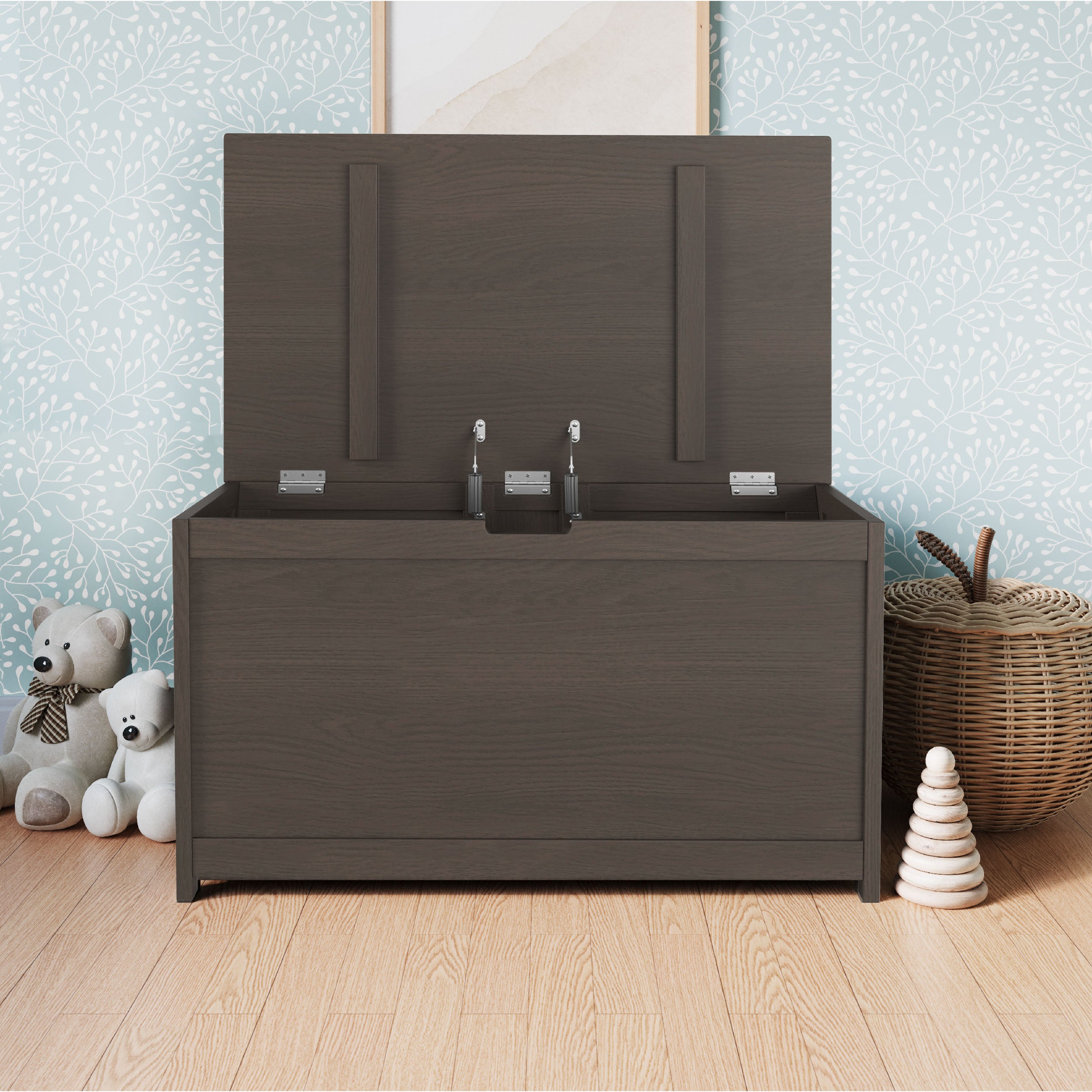 Harmony 33 Kids Toy Box. Dapper Gray - Image 2