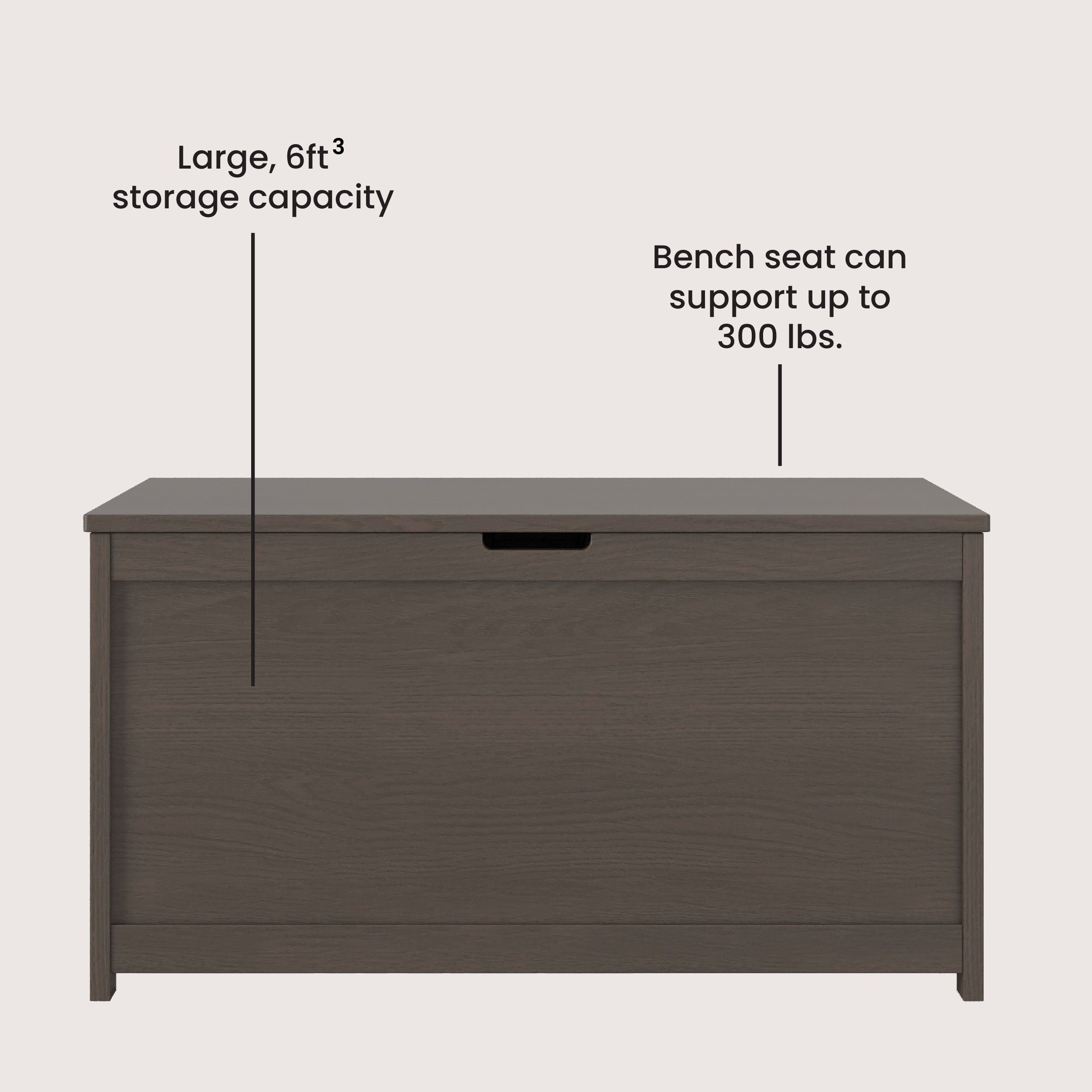 Harmony 33 Kids Toy Box. Dapper Gray - Image 8