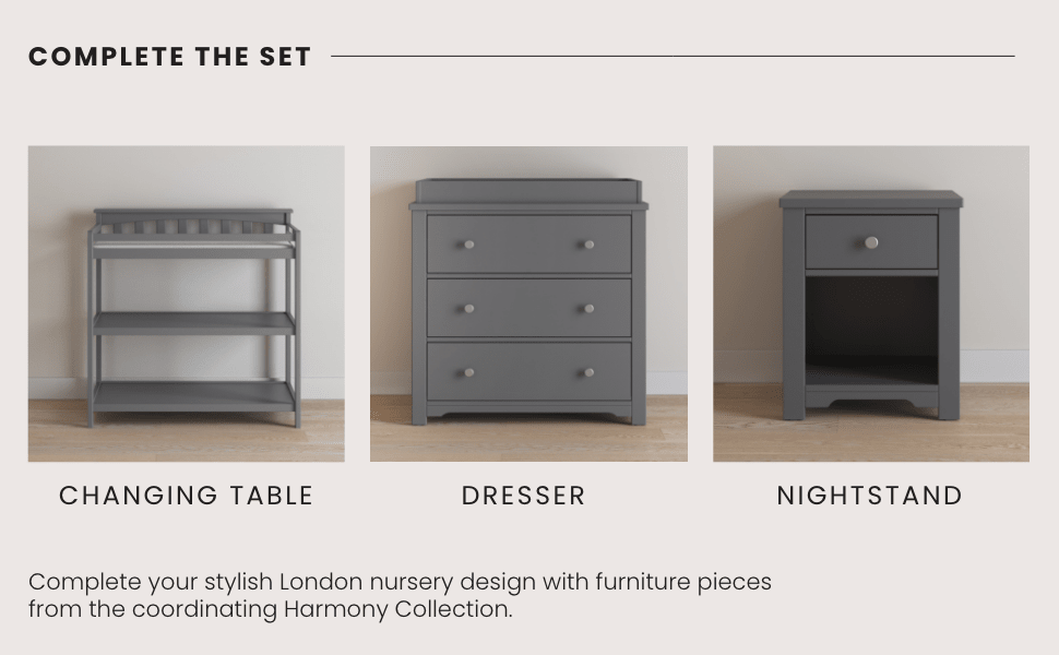 Harmony Nightstand. Cool Gray - Image 11