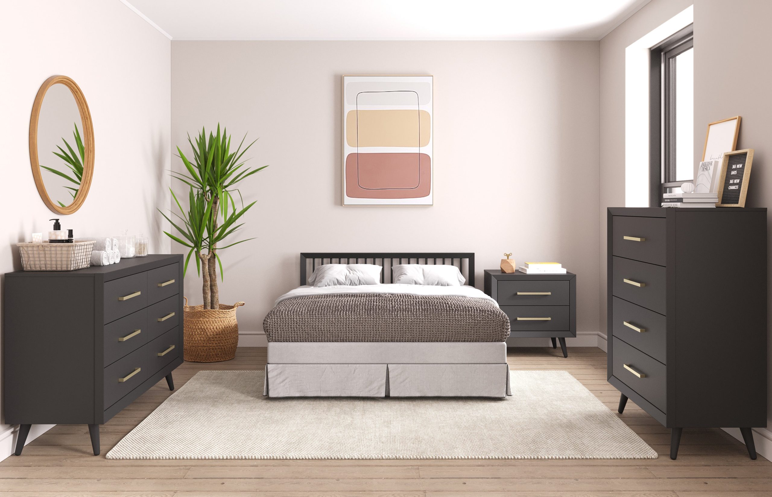 Cranbrook Nightstand. Ebony - Image 4
