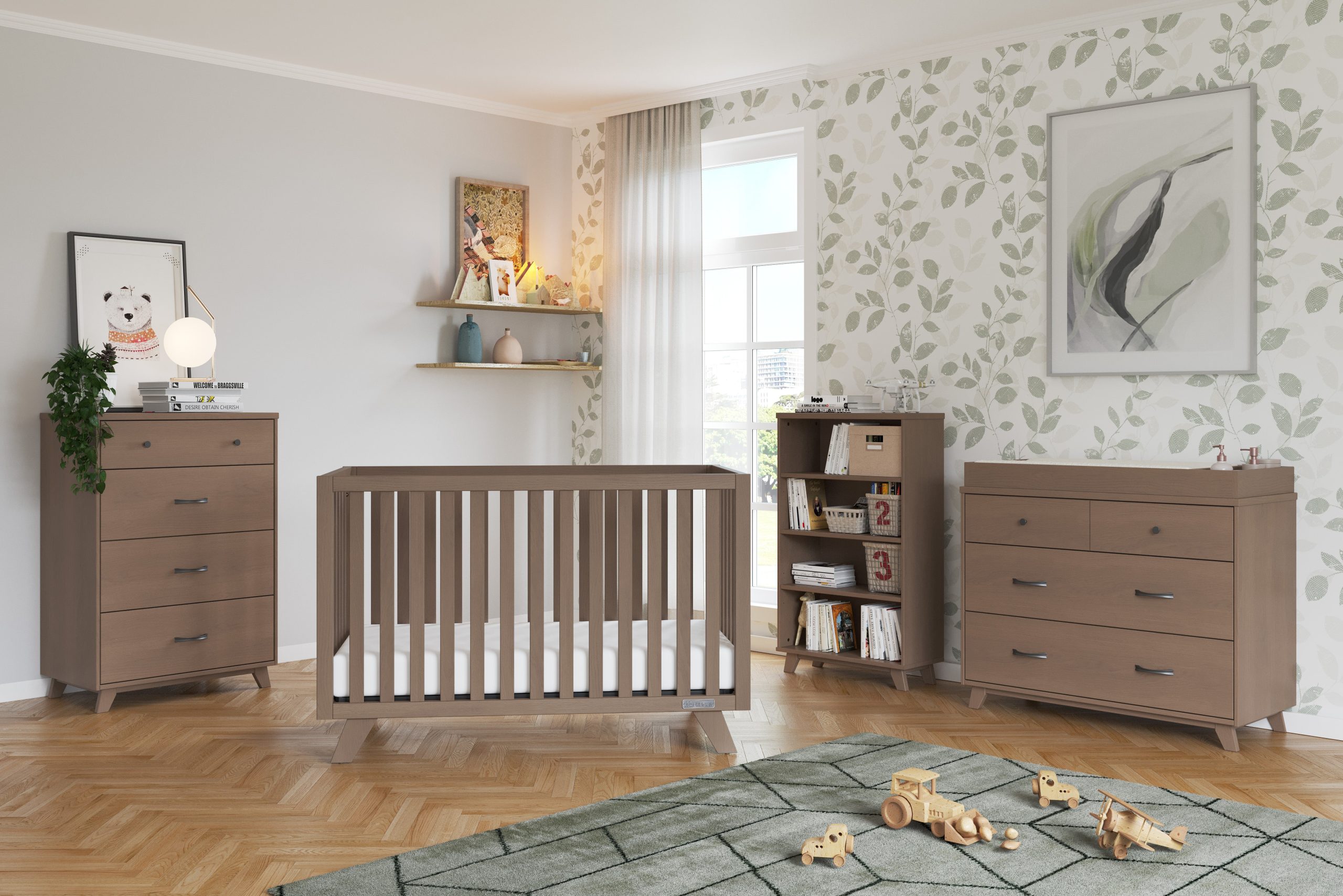 F01792 - Universal Changing Table Topper. Dusty Heather - Image 14