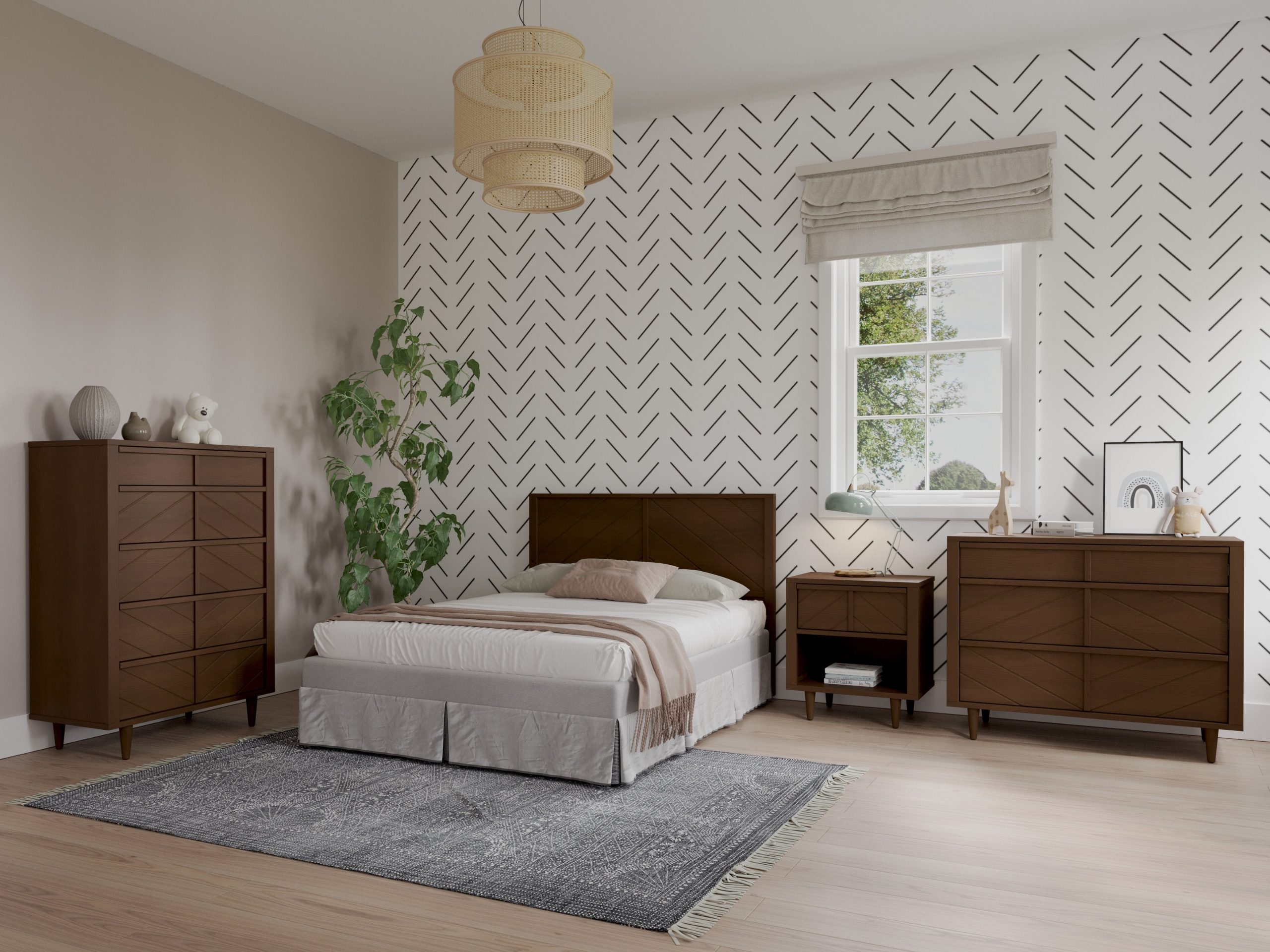 Surrey Hill 4-in-1 Convertible Crib. Toasted Chestnut - Image 4