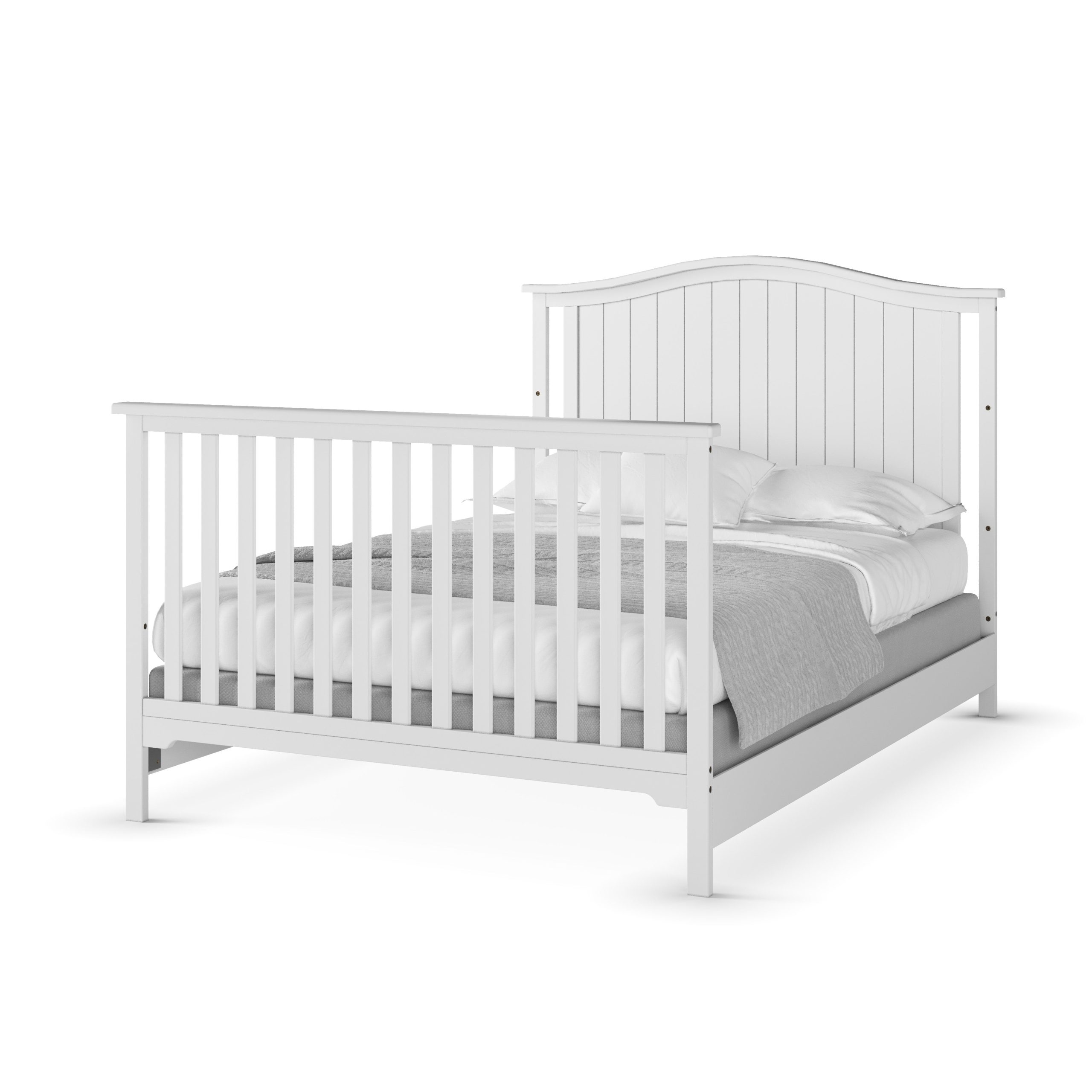 F06401 - Full-Size Bed Rails. Matte White - Image 22