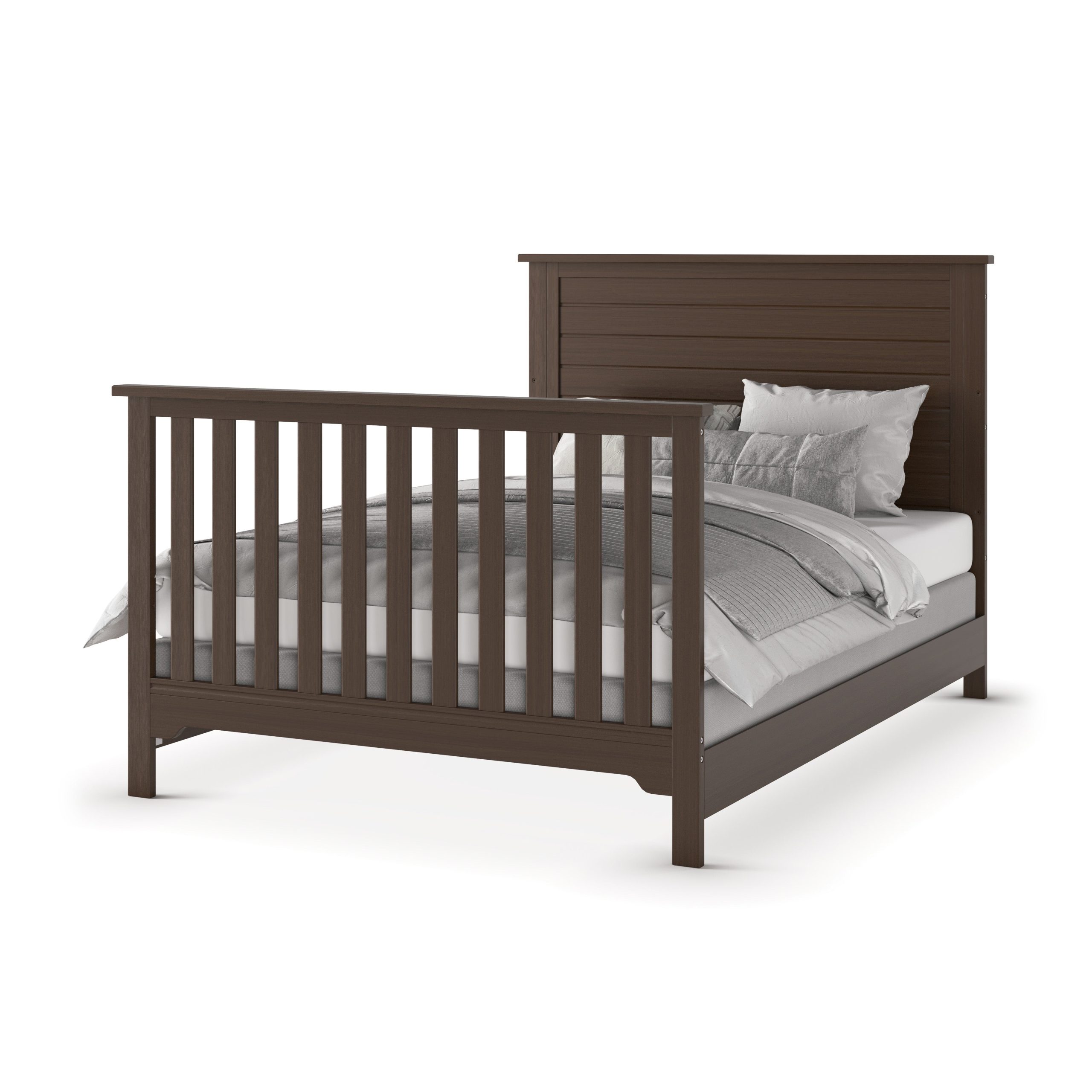 F06401 - Full-Size Bed Rails. Brushed Truffle - Image 3