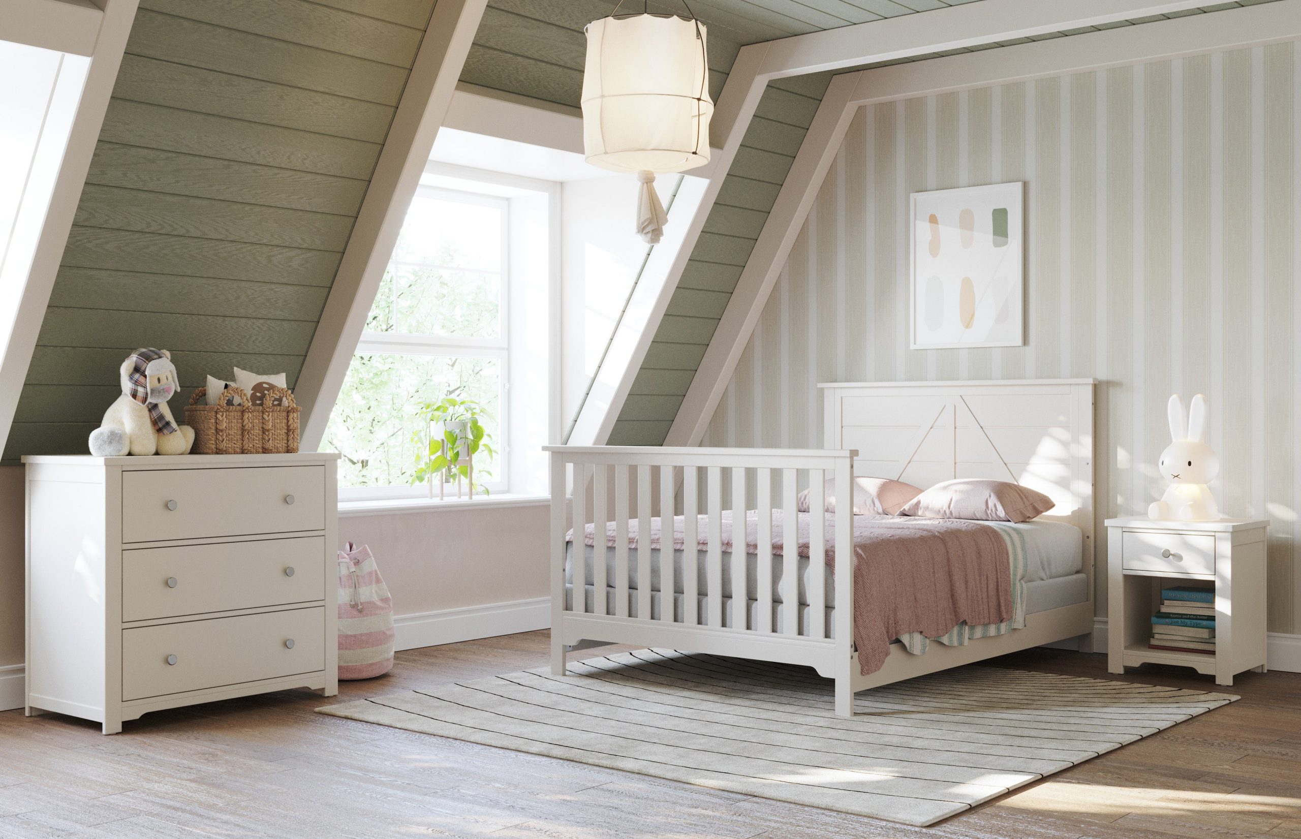 F06401 - Full-Size Bed Rails. Brushed Cotton - Image 4