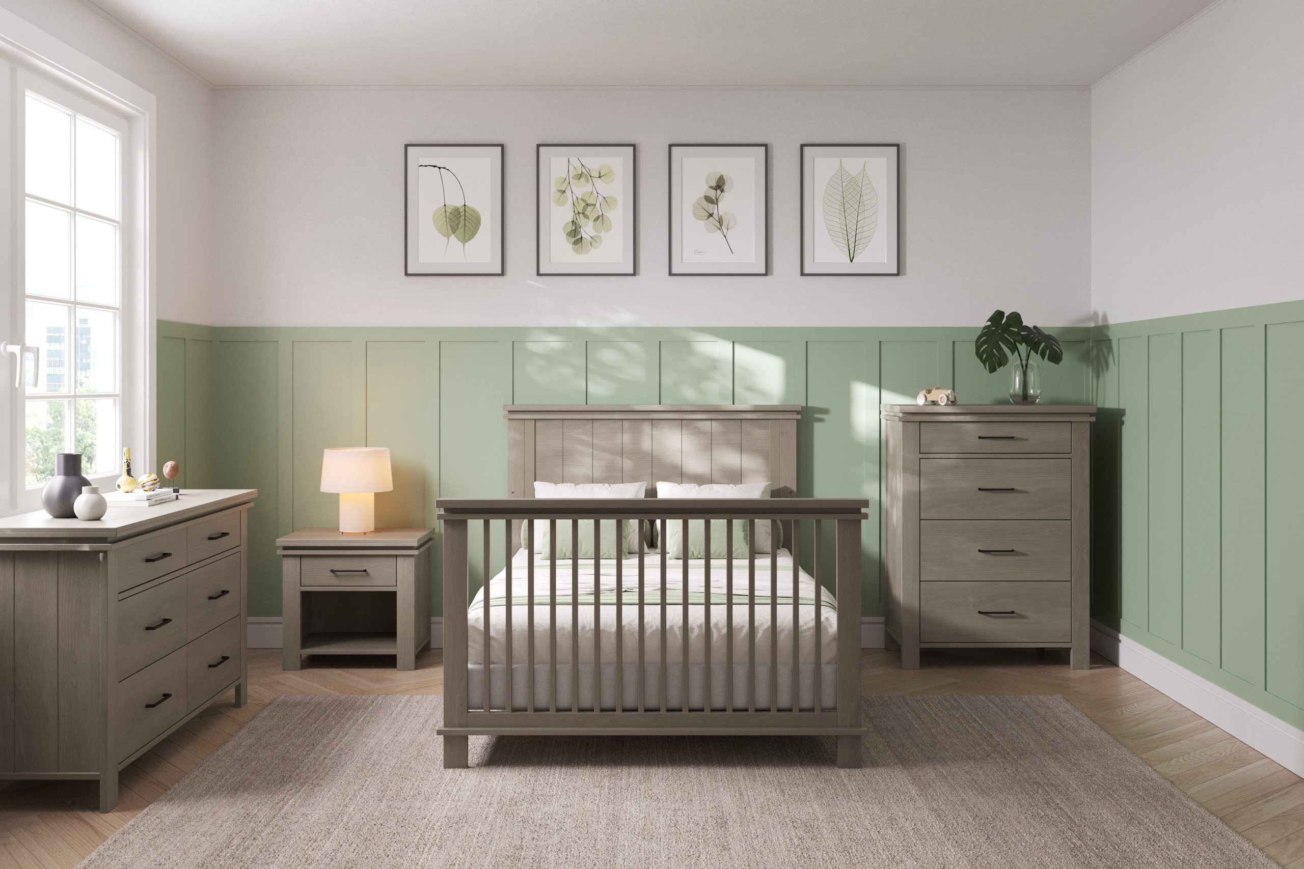 Denman 4 Drawer Chest. Crescent Gray - Image 6
