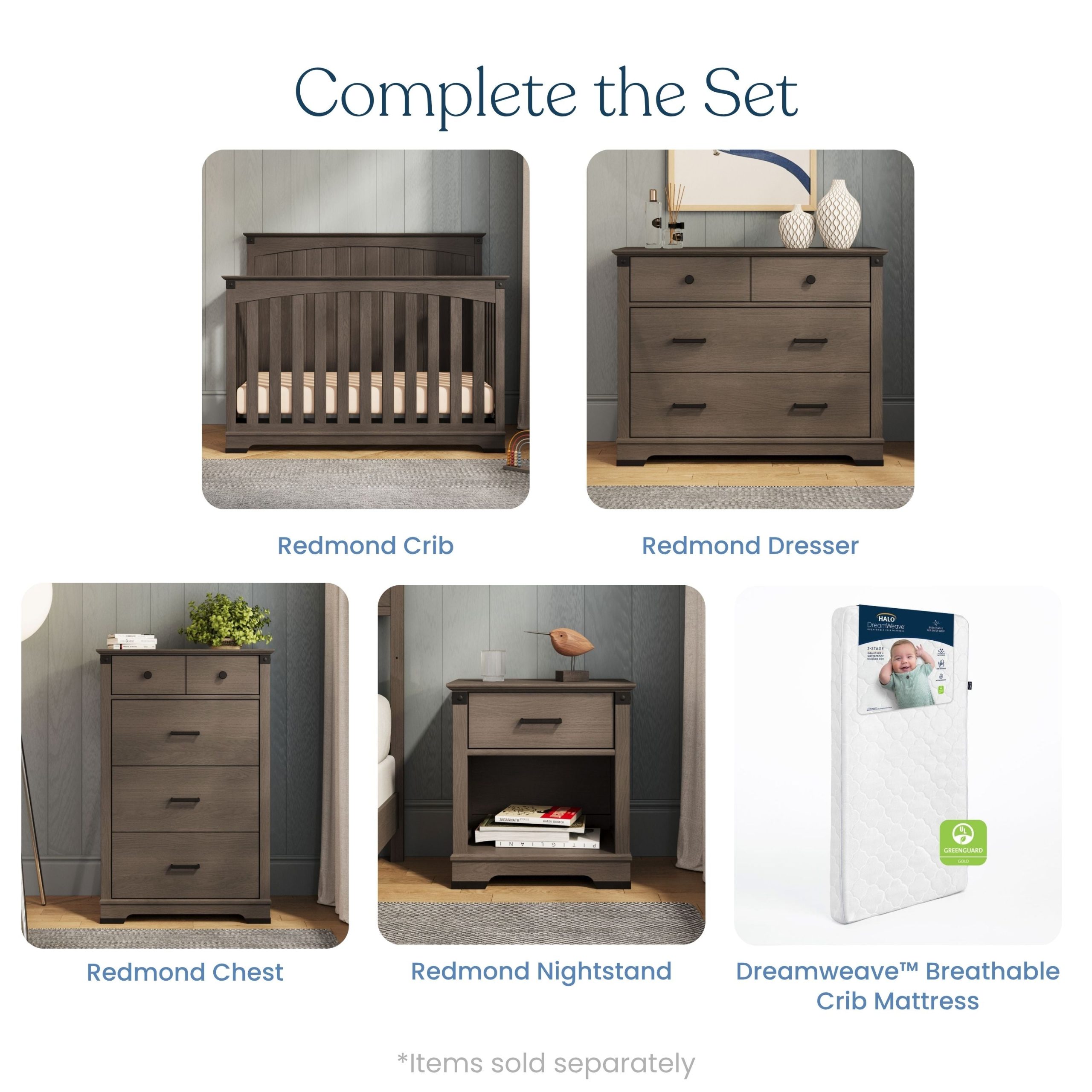 Redmond 4 Drawer Chest. Dapper Gray - Image 5