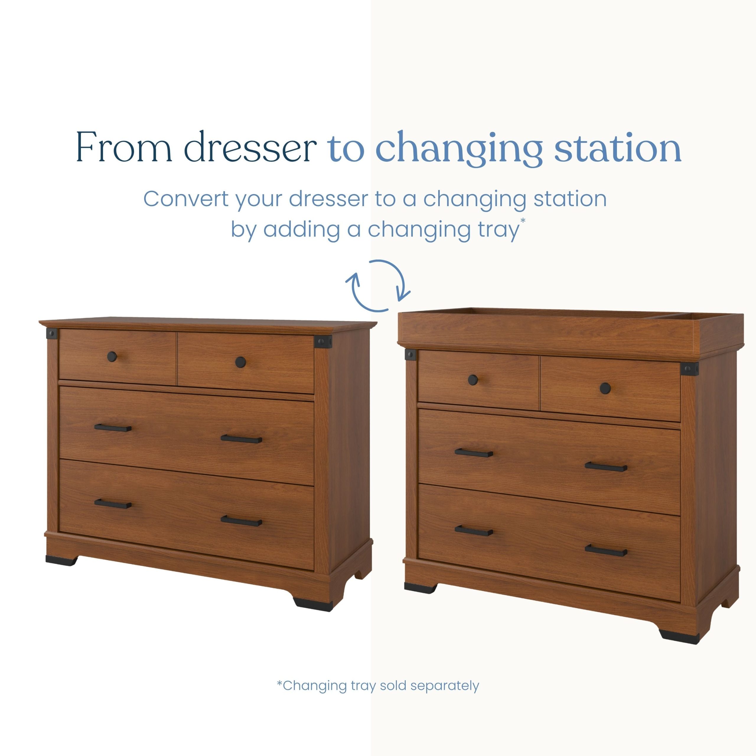 Redmond 3 Drawer Dresser. Coach Cherry - Image 5