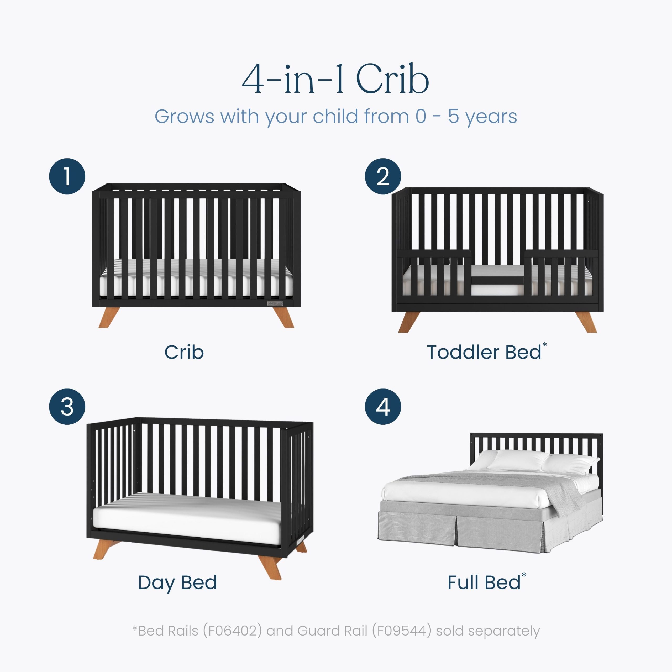 Soho 3-Piece Nursery Set with Crib. Dresser and Chest - Image 3