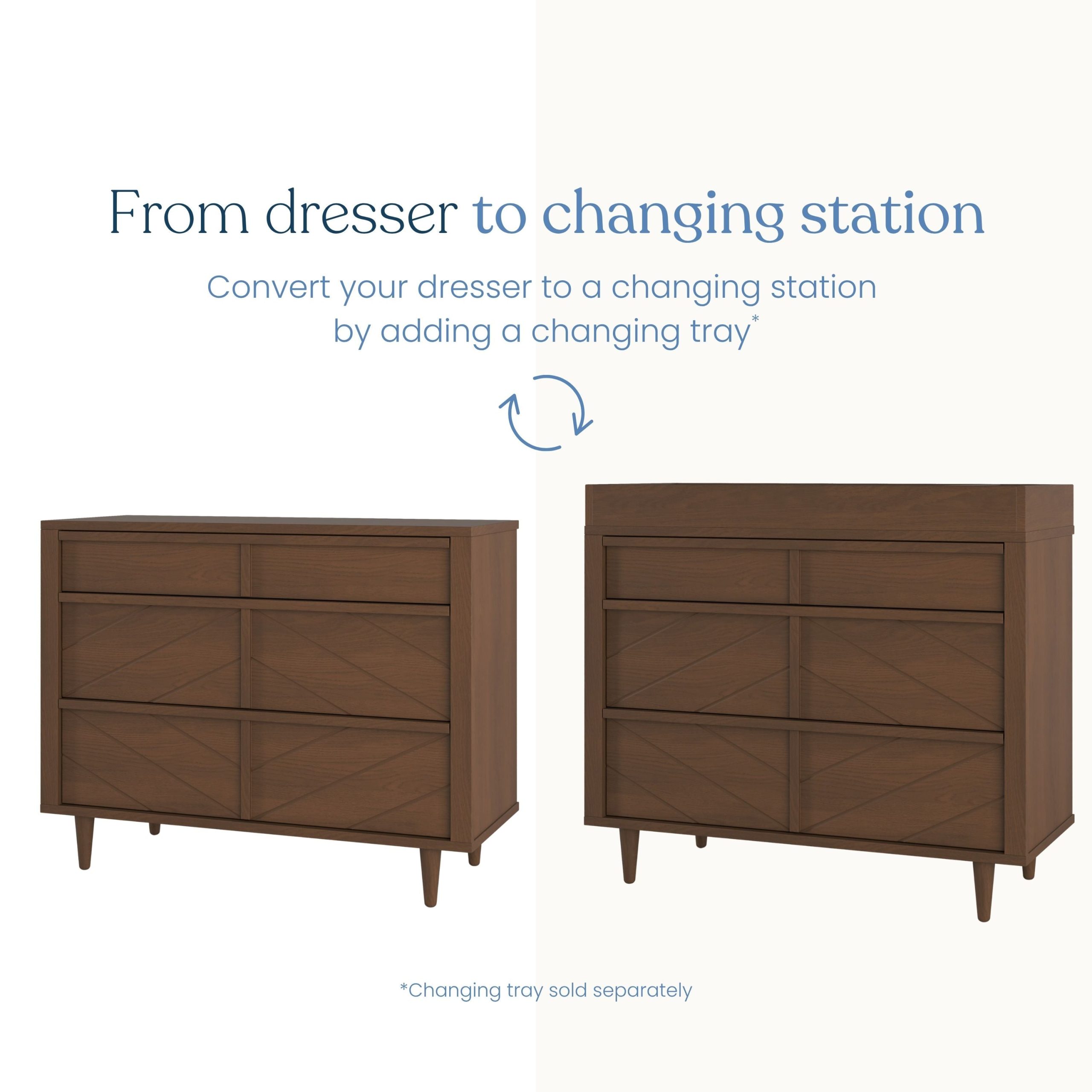 Surrey Hill 3-Piece Nursery Set with Crib. Dresser and Chest - Image 6