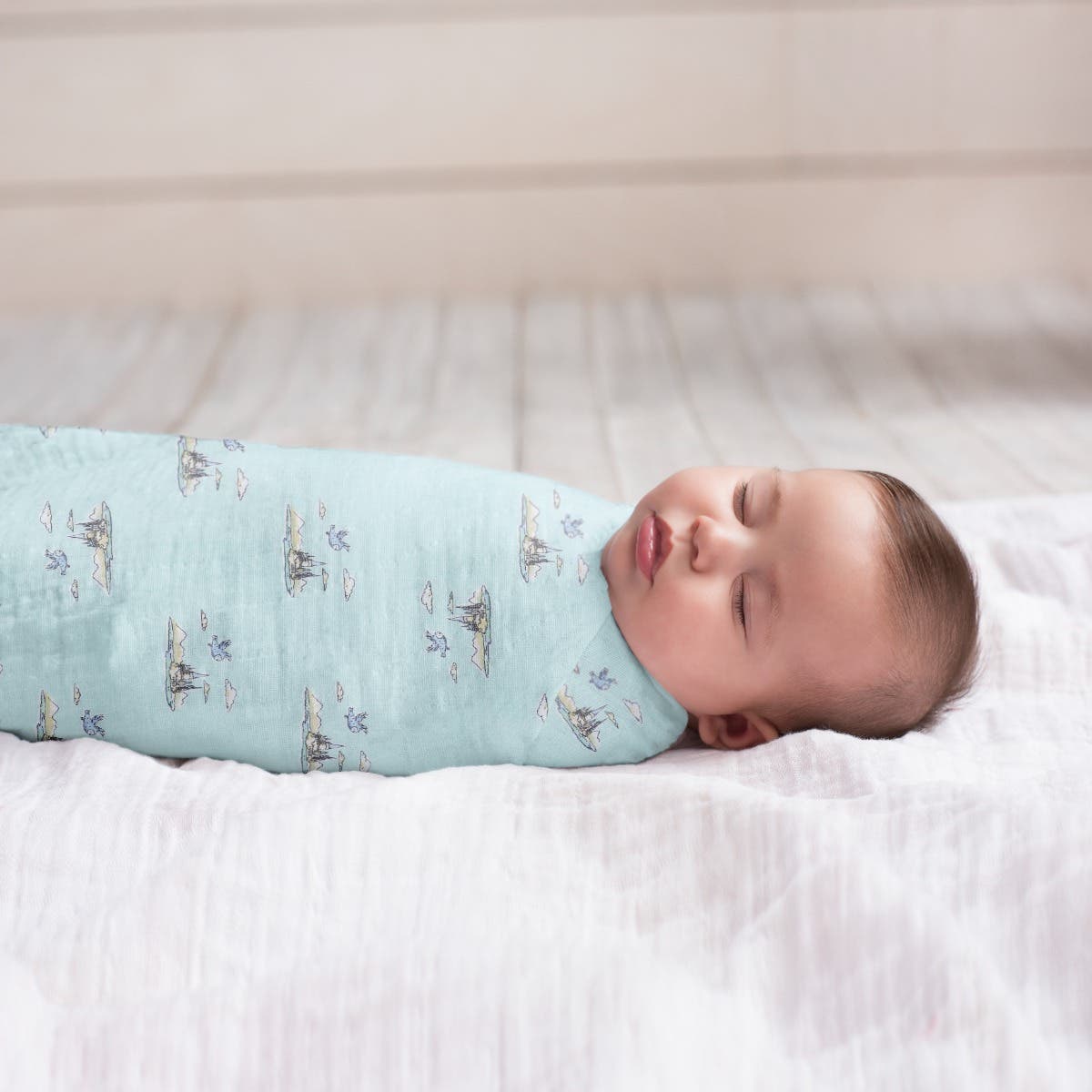 essentials cotton muslin swaddle blanket 2 pack - Image 2