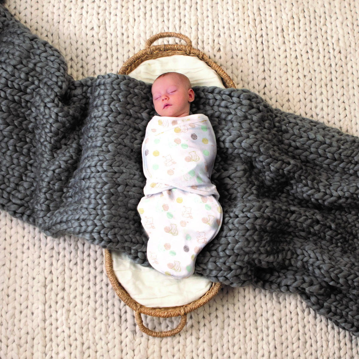 essentials swaddle wrap quick change 2 pack - Image 2